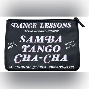 Kate Spade Dance Lessons clutch/large zippered leather envelope bag.